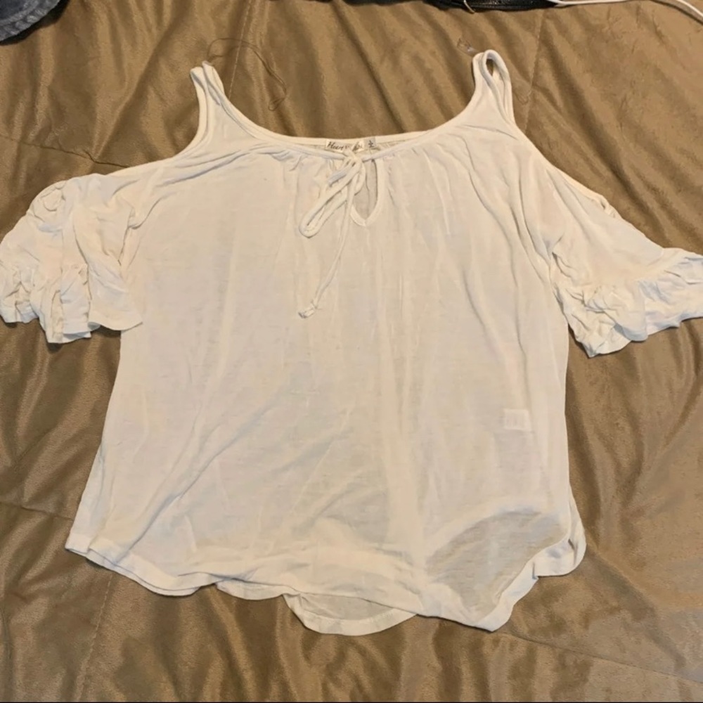 White off the should top